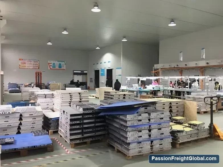 Assembly factory coordination: turn components into a controlled shipment