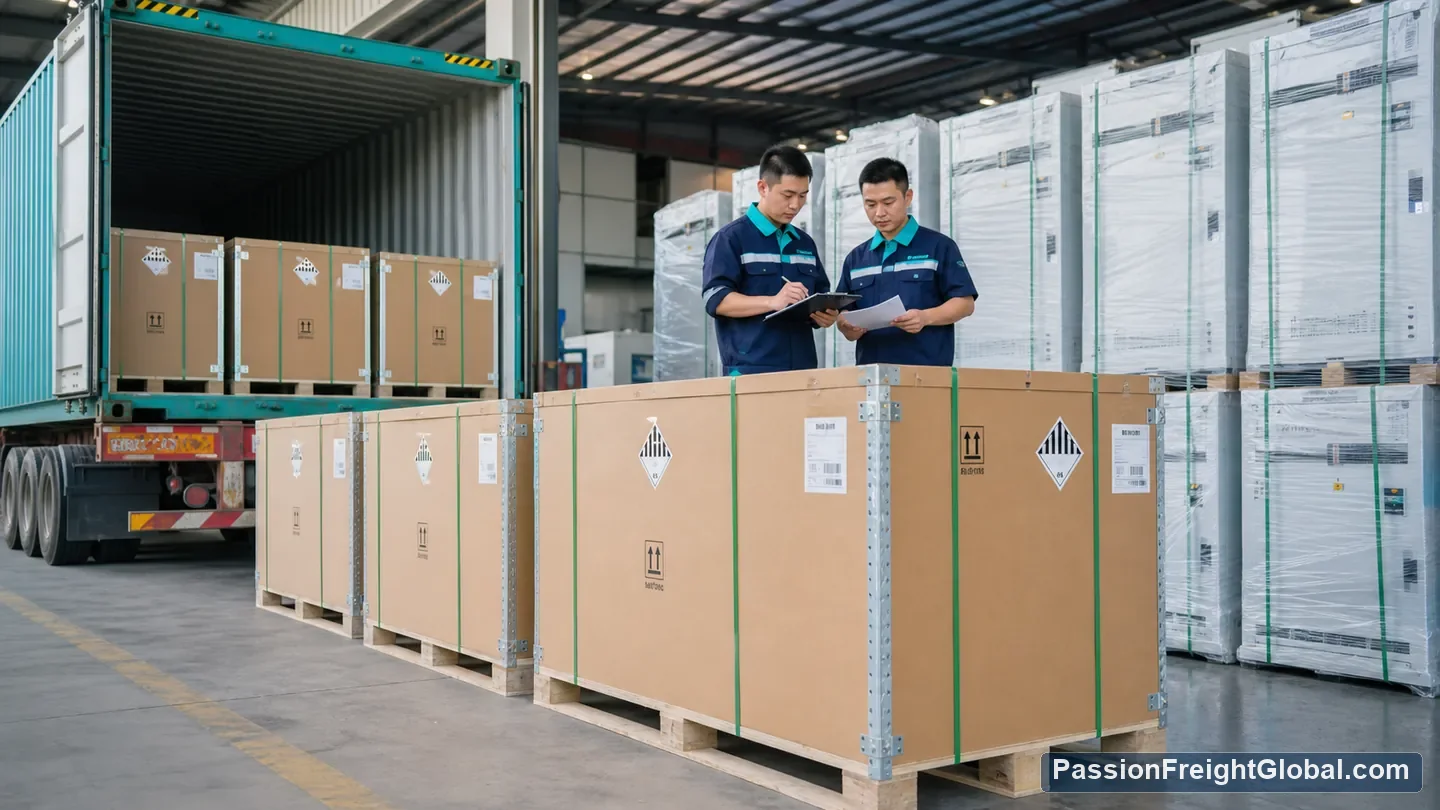 Lithium battery and energy-storage shipping from China: prove acceptance before pickup — Passion Freight Global field example