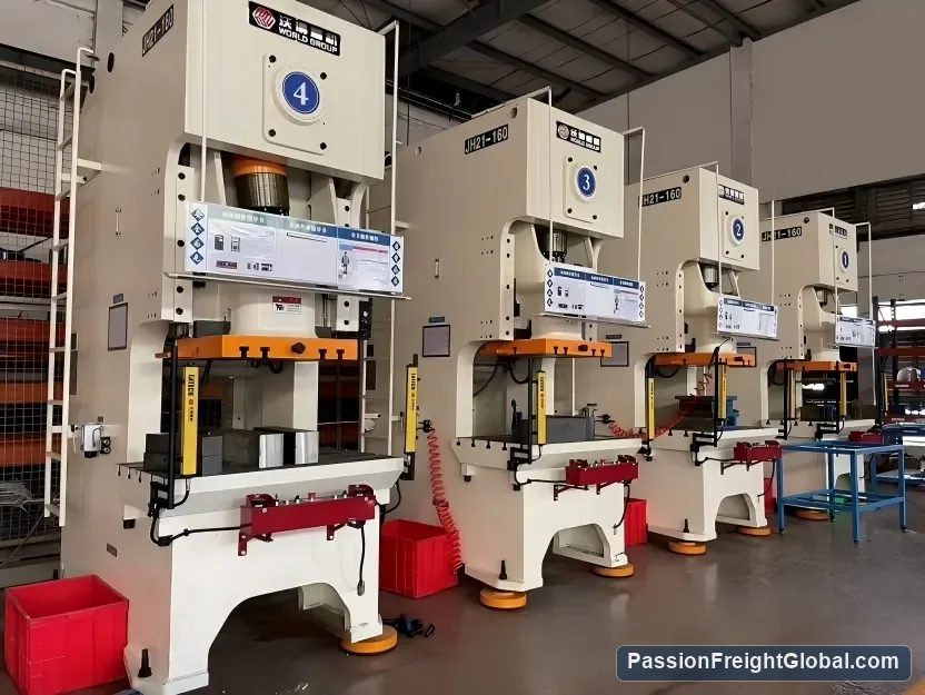 Stamped components: process control before high-volume production and export