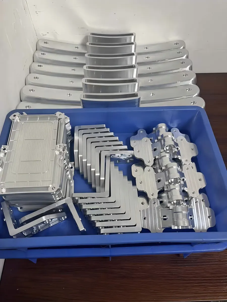 Precision components prepared for controlled production and export packing